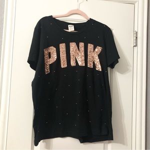VICTORIA’S SECRET PINK SEQUINS SHIRT